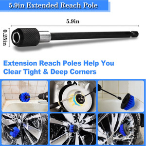 Bộ dụng cụ chải rửa xe 24 món, dụng cụ vệ sinh nội ngoại thất, bộ dụng cụ rửa xe và làm sạch hiệu quả - Product Image 6