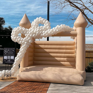 Castillo Inflable <span class=keywords><strong>de</strong></span> Color Rosa Usado para Fiestas a Precio Económico, Castillo Inflable Comercial - Product Image 6