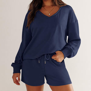 Vente chaude Sexy Club Floral Sports Yoga Soutien-Gorge Et Shorts Ensembles Femmes D'été Solide Ensembles Sans Manches Crop Top tricoté deux Pièces Ensemble - Product Image 4