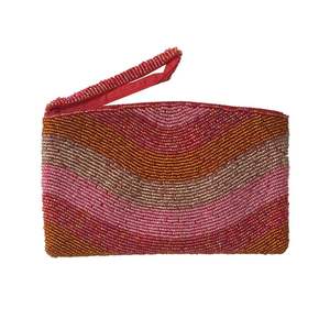 Customizing Handcraft Beaded Embroidery <b>Wristlet</b> Colorful Design Small <b>Wallet</b> Bag Fancy Stylish Cute Design By Hiba Enterprises - Product Image 2