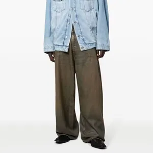하이 퀄리티 사용자 정의 바지 데님 통기성 스키니 남성 청바지 사용자 정의 유럽 면화 패션 남성 청바지