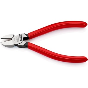 KNIPEX 140 mm <b>Polished</b> Head Side Cutters with <b>Plastic</b> Coating for Crafting - Product Image 4