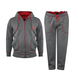 Men's Black Sporty Tracksuit Set Full Zip <b>Jacket</b> With Side Pockets And Drawstring Pants Autumn Wear Regular Fit Solid Color - Product Image 5
