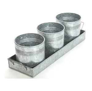 Creative Handmade New Collection Galvanized Custom Metal Planters On Cheap Price handmade Supplier & Manufacturer From India