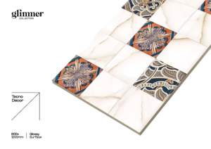 Azulejo de Porcelana Vitrificada con Textura Imitación Piedra Ópalo Brillante, 600x1200mm, Lujoso y Contemporáneo para Paredes y Pisos de Villas - Product Image 3