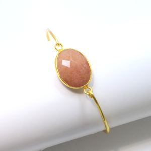 กำไลข้อมือหินดวงจันทร์อัญมณีหลายแบบทำมือกำไลข้อมือชุบทองเครื่องประดับแฟชั่นทำมือเครื่องประดับสวมใส่ได้ทุกวัน - Product Image 2