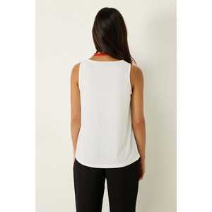 Blusa sin mangas con detalles de encaje - Product Image 3