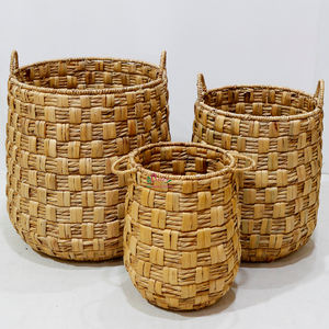 Artex Dong Thap Paniers de rangement en jacinthe d'eau naturelle faits à la main et coffrets cadeaux en osier pour la décoration intérieure - Product Image 4