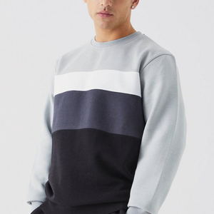 Two Pieces Jogging <b>Men</b> <b>Sweat</b> <b>Suits</b> <b>For</b> Casual Wear New Design OEM Service <b>Men's</b> <b>Sweat</b> <b>Suits</b> In Bulk Quantity - Product Image 3