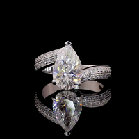 Bague en or jaune 14 carats style bohème, certifiée IGI, avec diamant de laboratoire taille brillant, pour anniversaire, fiançailles ou promesse