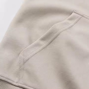 Haute qualité nouveau Design pull lourd à capuche français Terry sweats à capuche surdimensionné hommes sweats à capuche en détresse broderie lavage à l'acide - Product Image 5