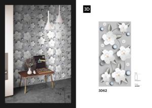 Azulejos de Porcelana Esmaltada Premium con Diseño 3D de 600x1200, 3D62 - Product Image 2