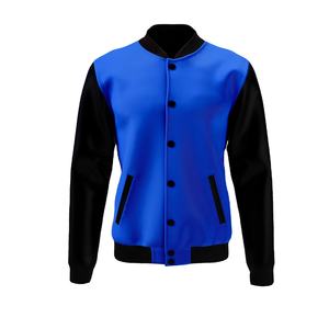Veste bomber pour homme de haute qualité en gros, col montant sportif, personnalisable, vêtements d'hiver, veste de baseball avec patchs brodés - Product Image 5