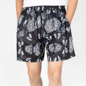 2024 pantalones cortos de calle para hombre, malla transpirable, cierre de cintura elástica, todos los gráficos de Anime de sublimación, tejido de punto, tallas de EE. UU. - Product Image 5