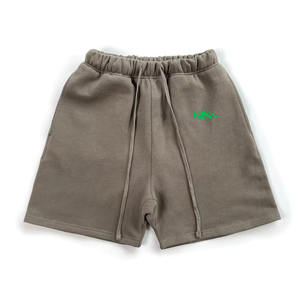 Vente en gros de shorts d'été en toile 100% coton de haute qualité pour hommes, nouveau logo élégant de la rue à la mode, respirant et extensible, léger - Product Image 1