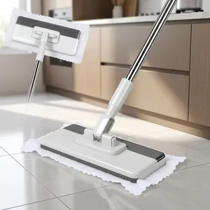 360 Rotary Telescopic Handle Mini Steel Microfiber Reusable Mop - Product Image 2