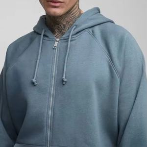 Customized Cotton/Polyester Long Sleeves <b>Aesthetic</b> Everyday Wear Active Wear Streetwear <b>Hoodie</b> Full Zip Up Quick Dry Breathable - Product Image 2