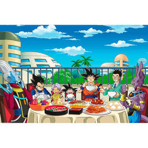 Poster attrayant sur le thème de Dragon Ball Super - Product Image 1