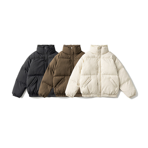 Winter New Men Puffer <b>Jacket</b> Knitted Casual <b>Warm</b> Thicken Puffer Men High Quality Wholesale Polyester Wear - Product Image 5