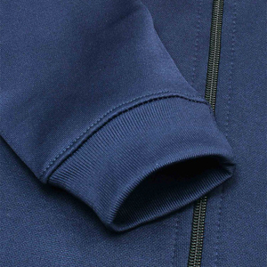 Survêtement d'entraînement en molleton deux pièces pour hommes, jogging d'hiver, logo respirant pour le sport en plein air, grande taille - Product Image 3