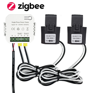 80-1000A Tuya Single Phase <strong>Smart</strong> Life <strong>Zigbee</strong> <strong>Smart</strong> Home Energy Monitor Measure Solar with Clamps - Product Image 4