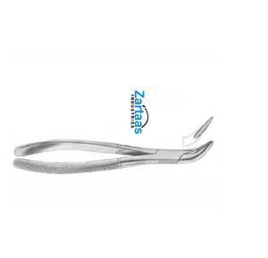Fórceps de Extracción Dental de Acero Inoxidable de Alta Calidad WITZEL para Raíces Inferiores fig 224 Instrumentos Dentales - Product Image 1