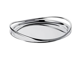 Plateau de service rond en acier inoxydable le plus exigeant pour la personnalisation des plateaux de service de restaurant au prix le plus bas - Product Image 5