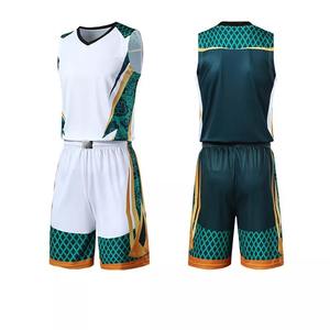 Uniformes de basket-ball personnalisables pour équipes sportives - Tailles adultes unisexes 100% polyester, séchage rapide, respirant, impression de logo personnalisée - Product Image 6