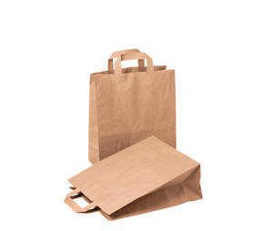 Custom Printed Biodegradable Kraft <b>Paper</b> Bags High Quality Grade Fast Fried Food <b>Packing</b> Luxury Eco-Friendly Supermarket Use - Product Image 5