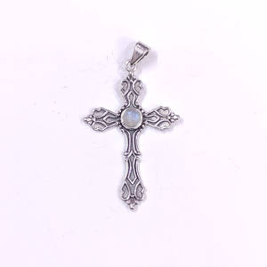 จี้พลอยธรรมชาติแบบพรีเมี่ยมเครื่องประดับเงินสเตอร์ลิง - Product Image 2