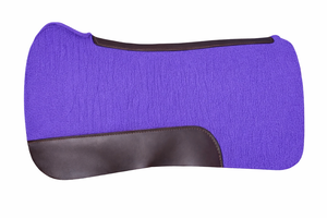 แผ่นรองอานม้าขนสัตว์คุณภาพสูง RAHMAN INTERNATIONAL หนา 18 มม./25 มม. สำหรับแข่งขันบาร์เรลเรซซิ่ง พร้อมหนังเคลือบน้ำมัน - Product Image 1