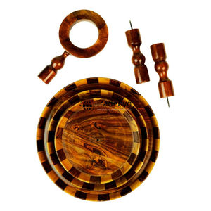 Premium handcrafted wooden cake <b>stand</b> for pastry and <b>cupcake</b> serving Tradebyd - Product Image 3