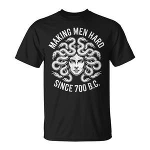 T-Shirt Mitologia Greca Medusa: Resistente dal 700 BC - Prodotto Promozionale Premium - Product Image 1