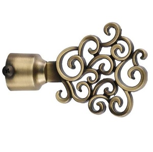 Ensembles de tringle à rideau de style simple Supports et supports de rideau Embouts de rideau ronds disponibles à prix réduit - Product Image 5