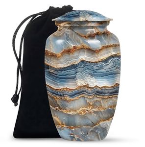 โกศแบบยุโรปและอเมริกันที่เป็นมิตรกับสิ่งแวดล้อมสำหรับเก็บอัฐิของผู้ใหญ่ ขนาด 10 นิ้ว ดีไซน์ปรับแต่งได้ ทนทาน - Product Image 4