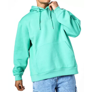 Sudaderas con capucha de gran tamaño para hombre con logotipo personalizado cosido ropa exterior personalizada antiarrugas de alta calidad sudaderas con capucha cómodas para hombre de gran tamaño - Product Image 4