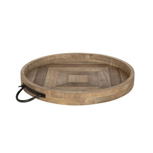 Design attrayant plateau de service en bois naturel vaisselle ustensiles de cuisine vaisselle décor à manger maison et salon plateau décoratif - Product Image 1