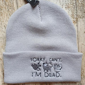 Bonnet en tricot classique brodé pour les activités de plein air et les tenues décontractées quotidiennes – Bonnet brodé unisexe tendance - Product Image 2