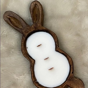 Bougeoir de bol de pâte en bois d'acacia de haute qualité pour la maison et le décor de vacances de Noël fabriqué au Vietnam - Product Image 1