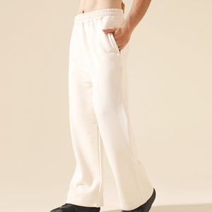 Pantalones de chándal informales de calidad superior para hombre, holgados, rectos, estilo holgado, cintura media, cintura elástica, servicio de grosor ligero - Product Image 3