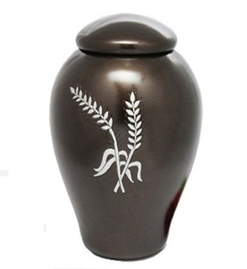 URNA DE CREMACIÓN DE LATÓN PARA ADULTOS MARIPOSA DE ORO MATE URNA DE CREMACIÓN FUNERAL DE METAL PARA CENIZAS HUMANAS - Product Image 4