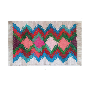 El mejor diseño moderno, multicolor, tejido a mano, alfombras de trapo de algodón, antideslizantes, para uso en exteriores, duraderas para sala de estar de India - Product Image 1
