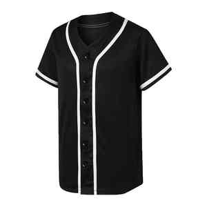 Maillot de baseball personnalisé conçu pour le confort, avec un tissu léger idéal pour les matchs, l'entraînement et les tenues décontractées - Product Image 1