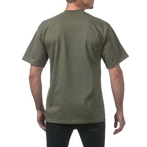 Camisetas Casuales de Algodón para Hombre al por Mayor 2026, Estilo Urbano, Manga Corta, Cuello Redondo, Transpirables, Tejido de Primera Calidad, Color Liso - Product Image 2