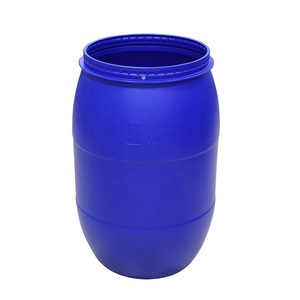 Prix bon marché Fûts en plastique bleus vides de qualité alimentaire de 220 litres et 55 gallons à vendre, pour l'industrie, capacité: 200 à 250 litres 210L - Product Image 2