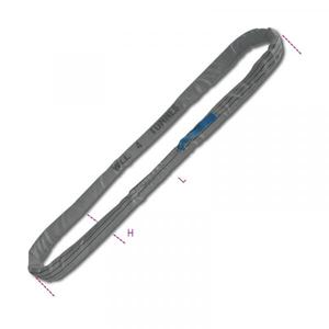 Eslingas redondas de elevación de poliéster (PES) 4t de alta tenacidad, correa de poliéster (PES) Gris 4t de alta tenacidad - Product Image 3