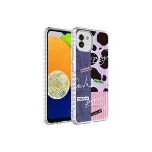 Coque arrière antichoc MSRA Elegans à motifs pour Samsung Galaxy A04 et Tecno Spark Go, en silicone avec dissipation thermique et protection airbag - Product Image 1