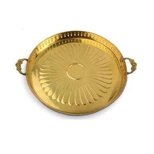 Vaisselle en céramique personnalisée écologique en gros, assiettes à dîner en cuivre plaqué, style américain, 100 pièces pour les fabricants, prix bas - Product Image 6