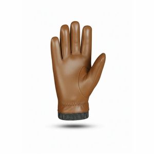 Guantes de invierno de piel de oveja para hombre - Product Image 4