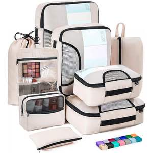 Juego de 8 Cubos de Embalaje para Viaje, Organizadores de Ropa para Maletas, para una Organización Práctica - Product Image 1